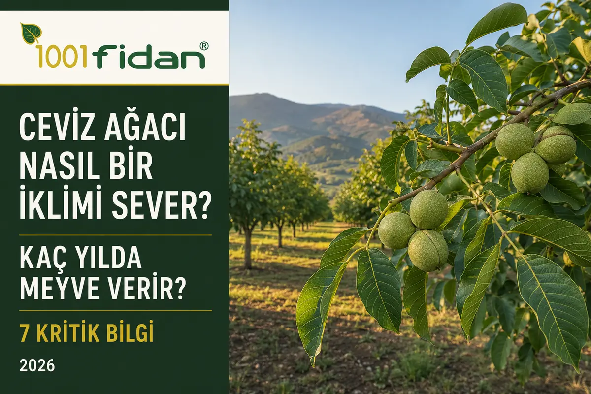 Ceviz ağacı nasıl bir iklimi sever ve kaç yılda meyve verir – 2026 rehberi