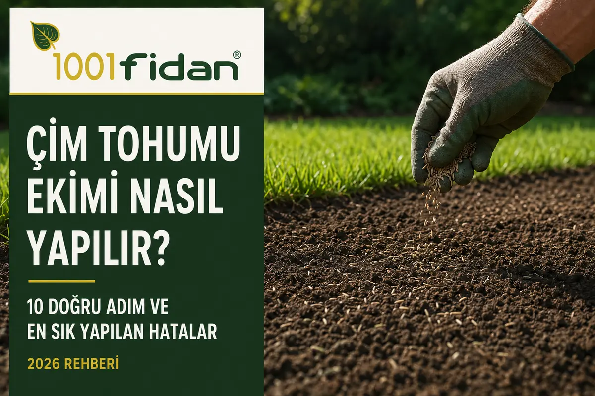 Çim tohumu ekimi nasıl yapılır? Toprağa çim tohumu eken bahçıvan