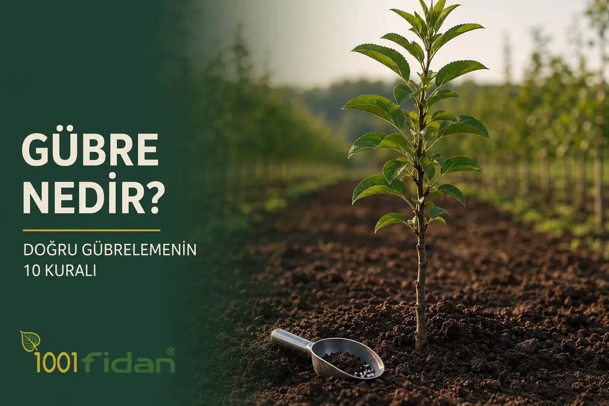 Gübre nedir ve doğru gübrelemenin 10 kuralı – 1001Fidan 2026 rehberi