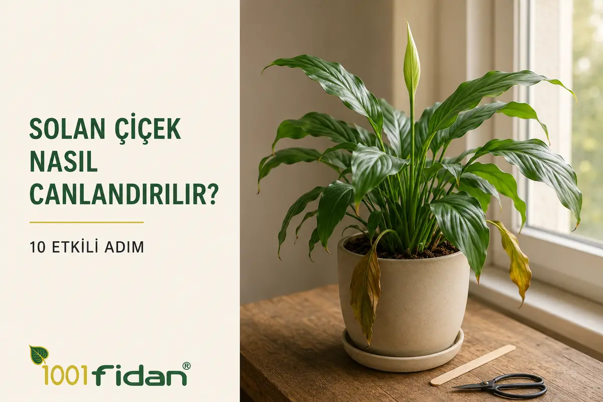 Solan çiçek nasıl canlandırılır ve ev bitkilerini kurtaran 10 etkili adım – 1001Fidan